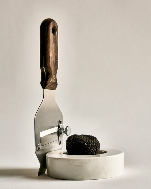 Truffle shaver with rosewood handle