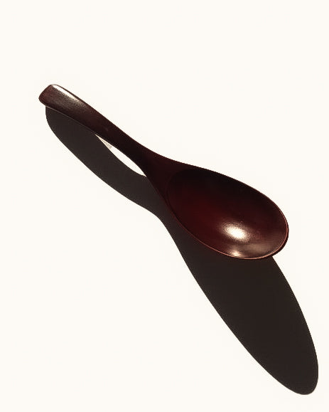 Wooden Red Lacquer Spoon